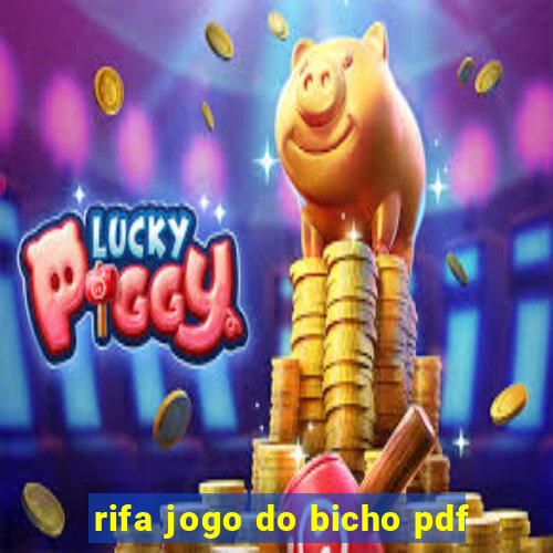 rifa jogo do bicho pdf